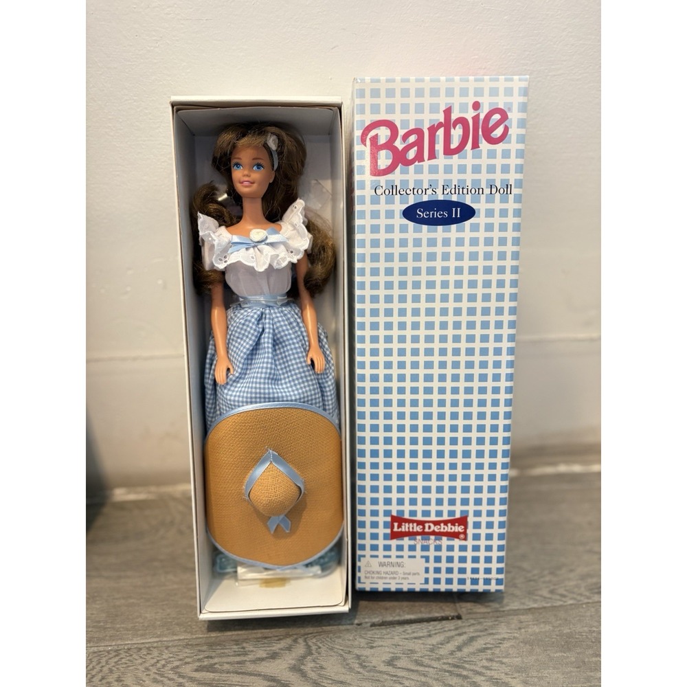 1995 Little Debbie Serie 2 Barbie Puppe / Collector Edition / Mattel 14616, NrfB